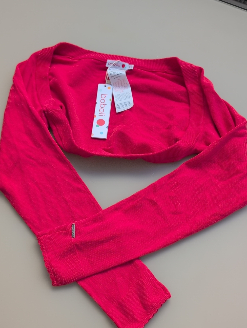 Boboli Red Girl Bolero Shrug
